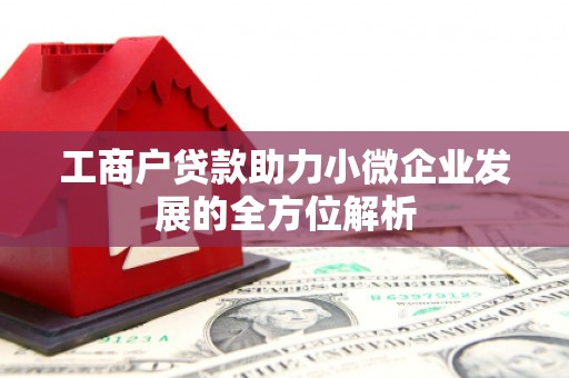 西充工商户贷款助力小微企业发展的全方位解析
