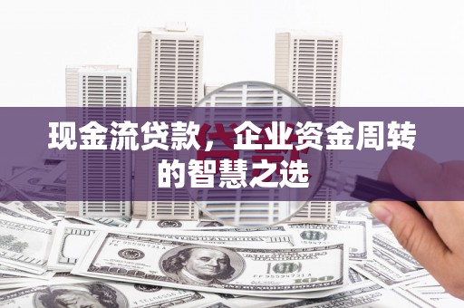 西充现金流贷款，企业资金周转的智慧之选
