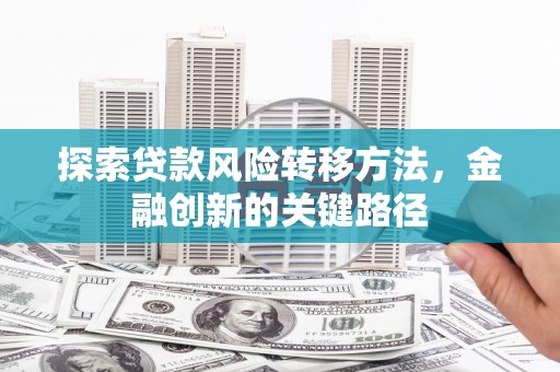 西充探索贷款风险转移方法，金融创新的关键路径